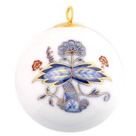 Ball, Noble Blue, rim of onion elements, Ø 5 cm