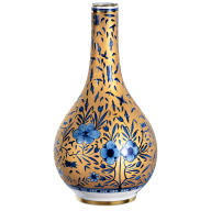 Bottle Vase, Floral, Lim. 25, H 24,5 cm
