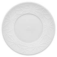 Bread- and Butter Plate, bisque, white, Shape "Vitruv Graphic", Ø 18 cm