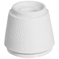 Candle Stick, Vitruv, bisque white, H 6,5 cm