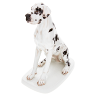 Dog Great Dane, Coloured, without gold, H 25 cm