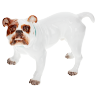 Dog Bulldog, Coloured, without gold