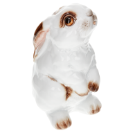Rabbit Theo, Coloured, without gold, H 13 cm