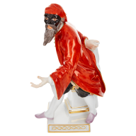 Pantalone, Coloured with gold