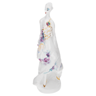 model, Coloured with gold, H 17,5 cm