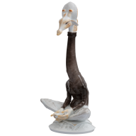 Giraffe Mrs. Silence, Coloured with gold, H 23 cm