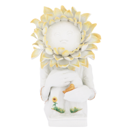 Sunny Boy, Coloured with gold, H 16,5 cm