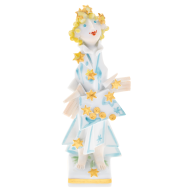 The star-money fairytale figure, Coloured with gold, H 10 cm