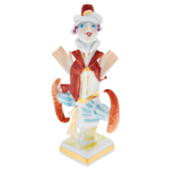 Little Muck fairytale figure, Coloured with gold, H 10 cm