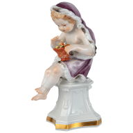 Figurine, Allegories Four Seasons, Winter, Lim. 25, H 13 cm