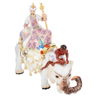 Persian with elephant, H 28 cm