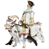 Tailor on he-goat, H 43 cm