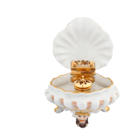 Box in polychrome and gold