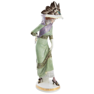 Figurine "Lady with umbrella"