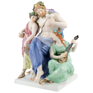 Figure group "Evening", H 36 cm