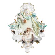 Wall Sconce "Swan design" lim.10, H 40 cm