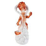 Dragon, small, Red and gold, H 20,5 cm