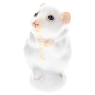 Mouse Animal young, Coloured, without gold, H 4,7 cm