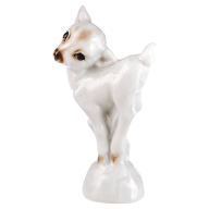 Roe deer Animal young, Coloured, without gold, H 7 cm