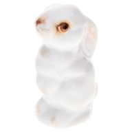 Hare Animal young, Coloured, without gold, H 5 cm