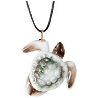 Pendant "Nature light" Full relief Turtle, 4 x 3,3 cm