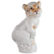 Chinese Annual Animal Tiger, Yellow, H 12 cm