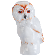 Owl Animal young, Red coloured, H 5,5 cm