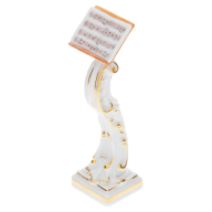 Monkey Orchestra Music Stand, Vintage, coloured, with gold, H 9 cm