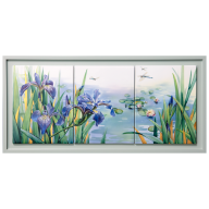 Wall Picture Water Lilies, Lim. 50, H 25 cm