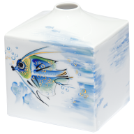 Vase, Shape "MEISSEN® Cosmopolitan", Fish Flirt, H 13 cm
