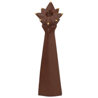 Candlestick, Coloured gold, H 30 cm