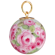 Pendant "Boule" Rose garden, Ø 2,1 cm