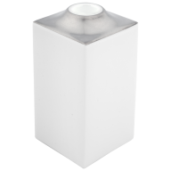 Candlestick, large, Shape "MEISSEN® Cosmopolitan", Platinum, H 11 cm