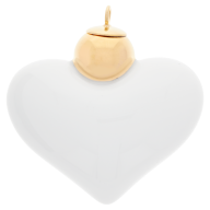 Heart, Golddecoration, glossy, H 5 cm