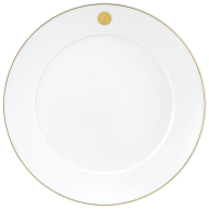 Dinner Plate, Shape "No 41", Swords Luxury Gold, swords medallion, gold rim, Ø 29 cm