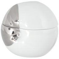 Box Apple, platinum Dot, H 7 cm