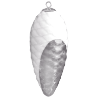Cone, platinum Dot, H 8,5 cm