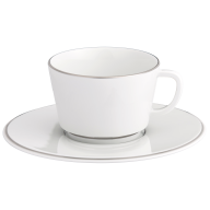 Coffee cup & saucer, Shape "Vitruv", Platinum, V 0,15 l