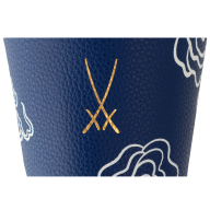 Cuff for coffee to go mug large, lucky dragon, blue1