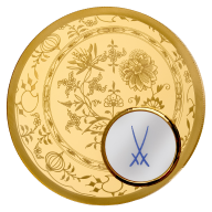 Gold Coin "Onion Pattern" (1oz Au)