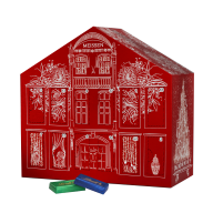 Adventskalender Haus, Lindt Schokotäfelchen