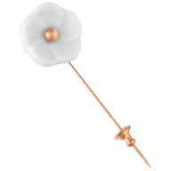 Pin 1739 Royal Blossom, Blossom size M, 925 Silver rose gold plated