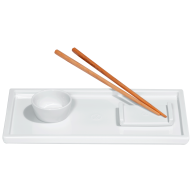 Sushi set, 4-pcs for 1 person, Cosmopolitan, white