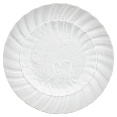 Dinner Plate, Shape "Swan Service", white, ø 24,5 cm