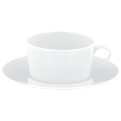 Tea cup & saucer, form "No 41 Casa", white, V 0,1 l