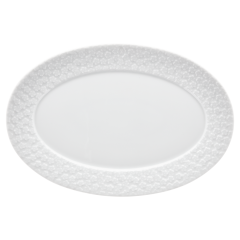 Platter, oval, Royal Blossom, white, Shape "No 41", L 30 cm