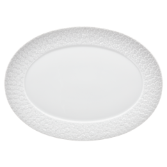 Platter, oval, Royal Blossom, white, Shape "No 41", L 36 cm