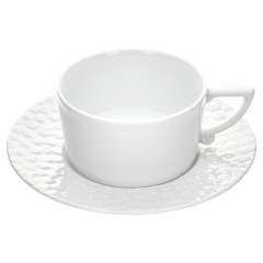 Tea cup & saucer, Royal Blossom, white, Shape "No 41", V 0,15 l