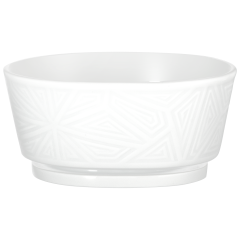 Bowl, Shape "Vitruv Graphic", white, 8,5 x 7,5 cm
