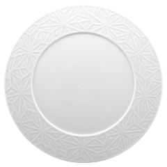 Charger Plate, white, Shape "Vitruv Graphic", Ø 33 cm
